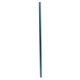 a blue reusable metal drinking straw