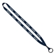 aerial view a navy economy lanyard - 1/2 - metal split ring, image 1 of 2