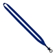 aerial view a royal 1/2 polyester lanyard with plastic o - ring, image 1 of 2