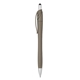 aerial view a gunmetal with silver trim evolution stylus pen, image 1 of 2