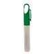 aerial view a frosted tube with green cap 10ml cleanz sanitizer spray pens, image 1 of 2