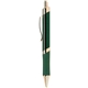 aerial view a green carvella pen with gold accents, image 1 of 2