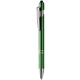 aerial view a green textari(r) stylus ballpoint pen, image 1 of 2