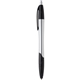 aerial view a black janita(tm) chrome stylus pen, image 1 of 2