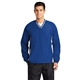 aerial view a true royal/white sport - tek(r) tipped v - neck raglan wind shirt - colors, image 1 of 7