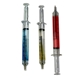 a group of ballpoint clicker syringe pens