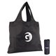 a black moma black nylon fold - up tote bag loop closure