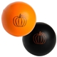 a group of stress reliever ball with pumpkin graphic