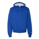 aerial view a athletic royal champion - cotton max hooded quarter - zip sweatshirt, image 1 of 4