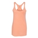 aerial view a vintage light orange next level - womens triblend racerback tank, image 1 of 3