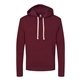 aerial view a maroon next level - unisex pullover hoodie - 9303 - colors, image 1 of 6