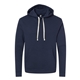 aerial view a midnight navy next level - unisex santa barbara hoodie sweatshirt, image 1 of 3