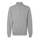 aerial view a oxford russell athletic - dri power(r) quarter - zip cadet collar sweatshirt, image 1 of 4