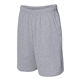 aerial view a oxford russell athletic - cotton classic jersey shorts with pockets, image 1 of 4