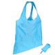 aerial view a carolina blue spring sling polyester folding tote, image 1 of 2