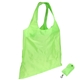 aerial view a lime green spring sling polyester folding tote, image 1 of 2