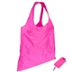 aerial view a pink spring sling polyester folding tote, image 1 of 2