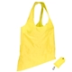 aerial view a yellow spring sling polyester folding tote, image 1 of 3