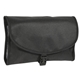 aerial view a black tradewinds non - woven toiletry bag, image 1 of 2