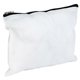 aerial view a white sunny side zippered utility pouch, image 1 of 3
