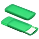 aerial view a green portable slide - right bandage dispenser, image 1 of 2