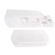 aerial view a clear health case bandage holder pill box, image 1 of 2