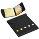 aerial view a black square deal sticky note wallet, image 1 of 2