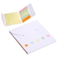aerial view a white square deal sticky note wallet, image 1 of 2