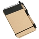 aerial view a black think green recycled notepad pen, image 1 of 2
