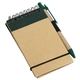 aerial view a green think green recycled notepad pen, image 1 of 2