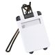 aerial view a white travel tote luggage tag, image 1 of 2
