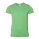 aerial view a green triblend bella + canvas - youth triblend tee, image 1 of 4