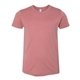 aerial view a mauve triblend bella + canvas - youth triblend tee, image 1 of 4