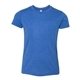 aerial view a true royal triblend bella + canvas - youth triblend tee, image 1 of 4