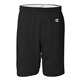 aerial view a black champion - cotton jersey 6 shorts, image 1 of 3