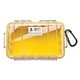 aerial view a yellow pelican(tm) 1050 micro case - clear lid, image 1 of 5