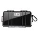 aerial view a black pelican(tm) 1060 micro case - solid lid, image 1 of 5