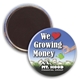2-1/4 Diam Round Button w / Magnet