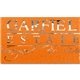 2 Bulk Badge Satin Ribbon Imprint w / Foil Print