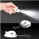 2 White Safety Helmet Flashlight Keychain