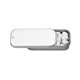 2 x 1 Small Silver Rectangular Slider Tin with Mints