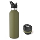 20 oz Basecamp Mesa Tundra Bottle with Screw Top and Flip - Top Straw Lid
