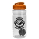 20 oz Clear Groove Shaker Bottle With USA Flip Lid