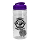 20 oz Clear Groove Shaker Bottle With USA Flip Lid
