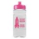 20 oz Clear Sports Bottle With Push Pull Lid