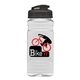 20 oz Clear Sports Bottle With USA Flip Top Lid