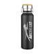 20 oz Double Wall Stainless Steel White Water Bottle