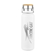 20 oz Double Wall Stainless Steel White Water Bottle