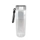 20 oz Durable Clear Glass Bottle with Screw on Lid
