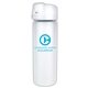 20 oz Halcyon Frosted Glass Bottle with Flip Top Lid